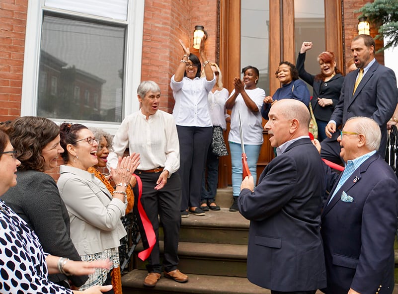 Supportive Housing ribbon cutting ceremony