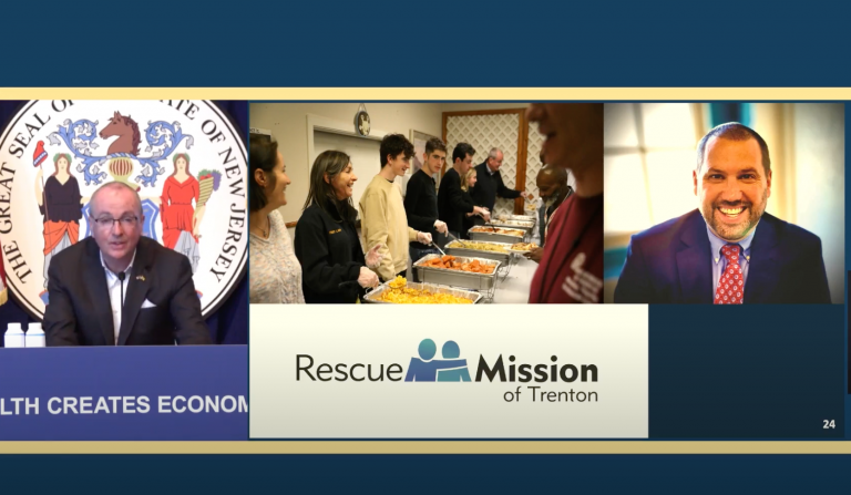 Governor Murphy speaks about the Mission's work