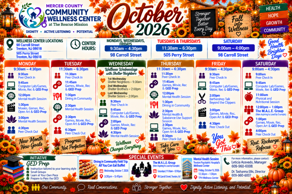 Updated October Calendar